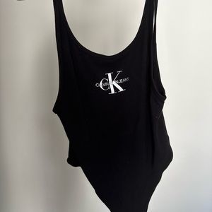 Calvin Klein bodysuit with an open back